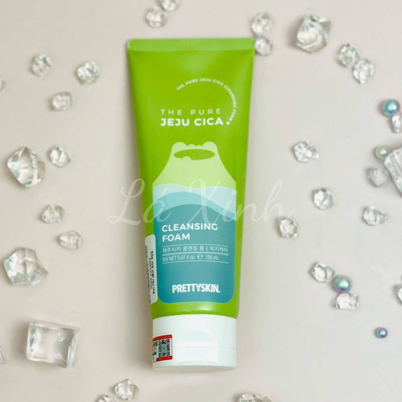Sữa Rửa Mặt Rau Má Pretty Skin The Pure Jeju Cica Cleansing Foam 150ml