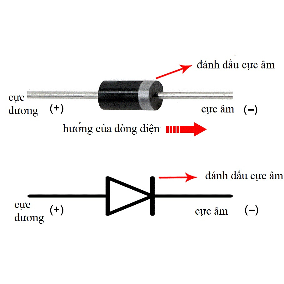 Combo 4 con diode 1N4007 1A 1000V