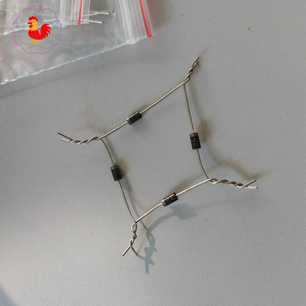 Bộ 4 con Diode 1N4007 1A 1000V