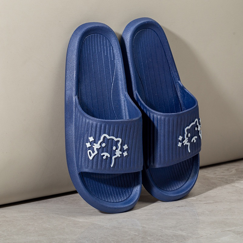 Dép quai ngang đúc liền hình con mèo đi trong nhà, đi chơi, văn phòng