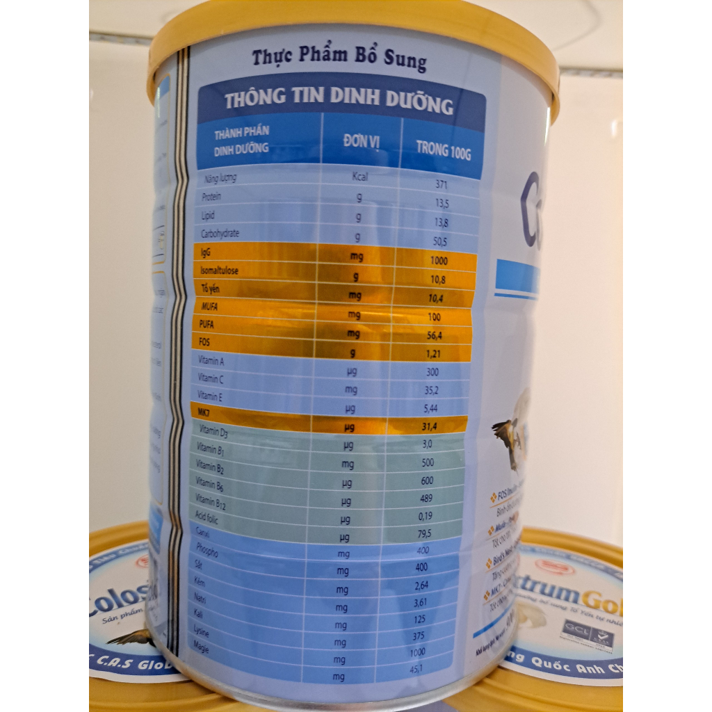 SỮA COLOSTRUM GOLD COLOCERNA - 900G