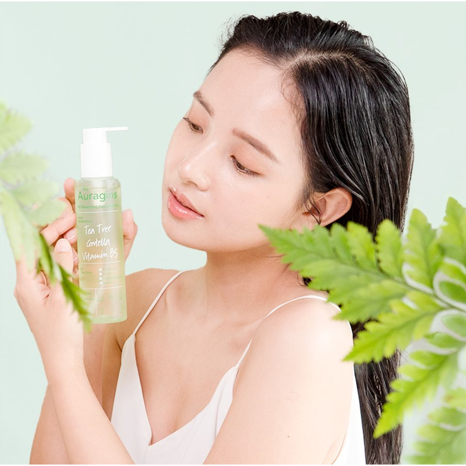 Combo Nước Cân Bằng AHA PHA Và Gel Rửa Mặt Làm Sạch The Auragins 150ml