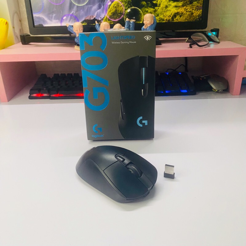 Chuột Máy Tính Gaming Không Dây LED RGB Wireless LOGITECH G703 Chuột PC Laptop Mouse Chơi Game Văn Phòng