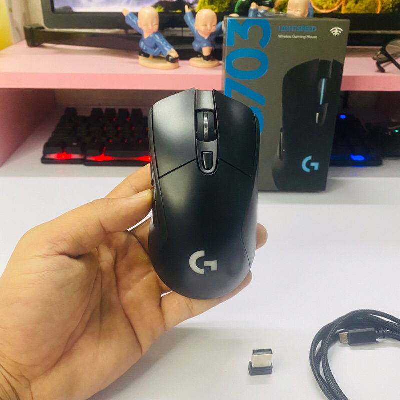 Chuột Máy Tính Gaming Không Dây LED RGB Wireless LOGITECH G703 Chuột PC Laptop Mouse Chơi Game Văn Phòng