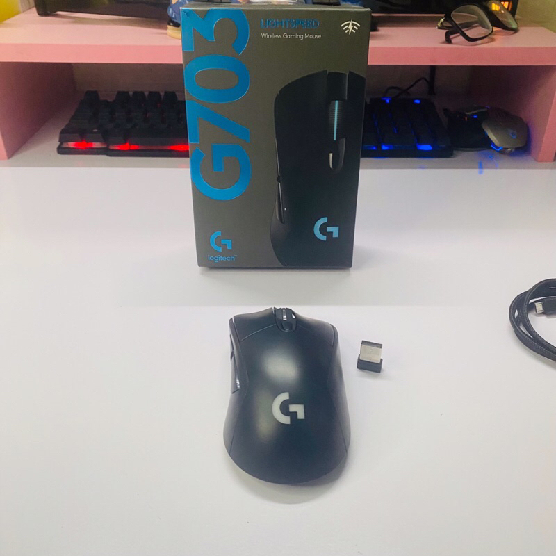 Chuột Máy Tính Gaming Không Dây LED RGB Wireless LOGITECH G703 Chuột PC Laptop Mouse Chơi Game Văn Phòng