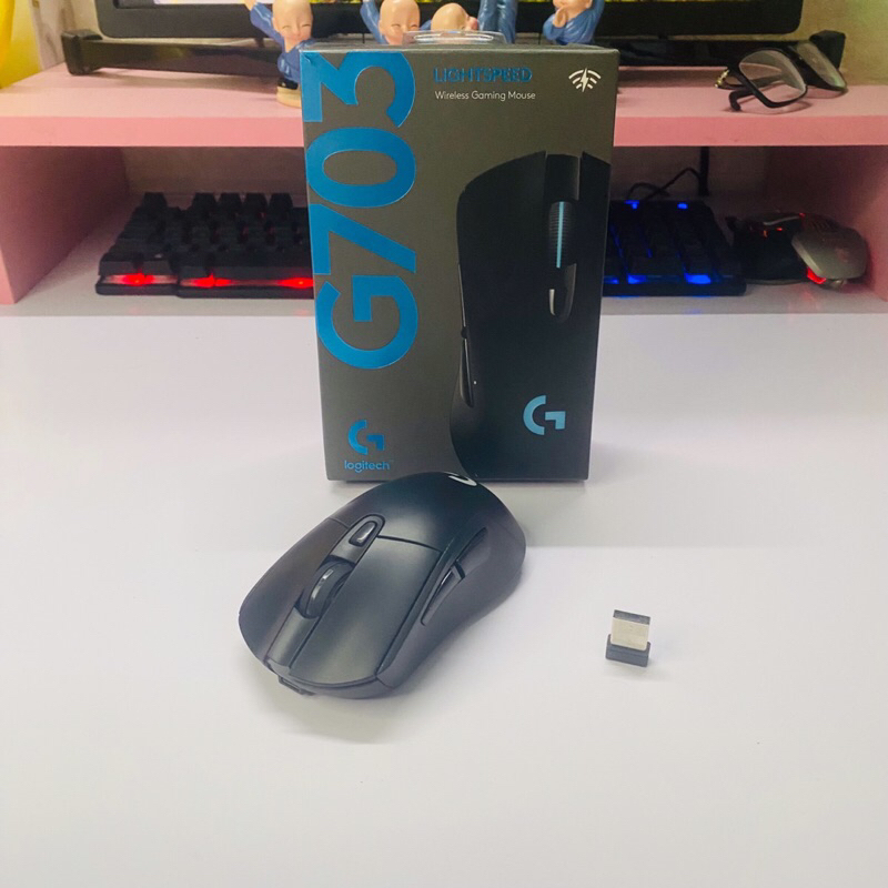 Chuột Máy Tính Gaming Không Dây LED RGB Wireless LOGITECH G703 Chuột PC Laptop Mouse Chơi Game Văn Phòng