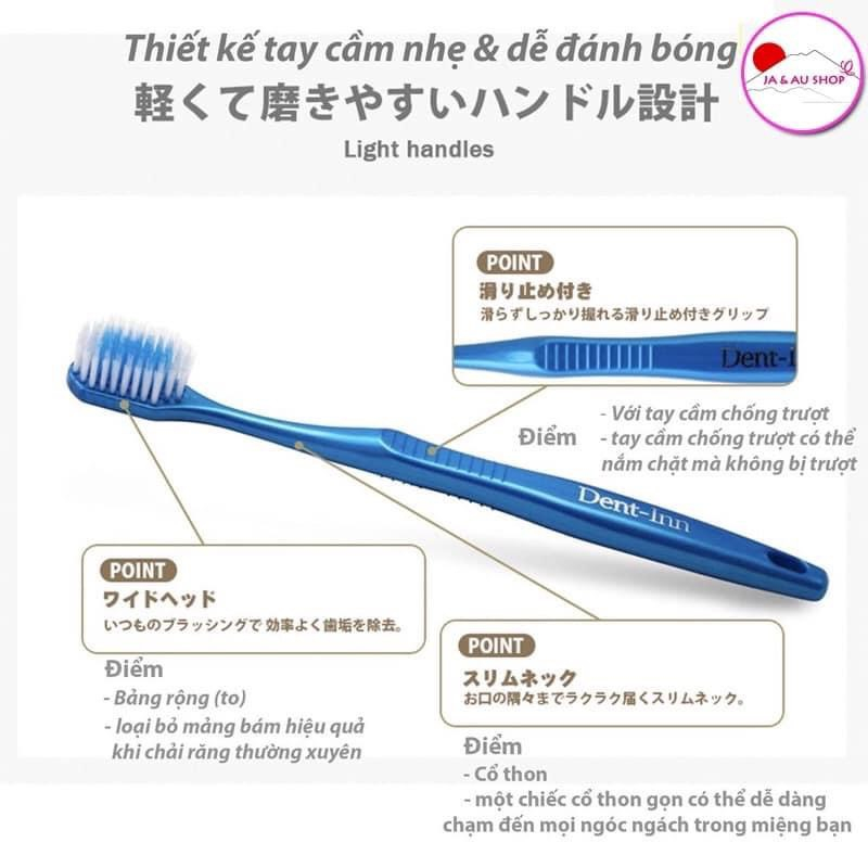 BÀN CHẢI ĐÁNH RĂNG NGƯỜI LỚN DENT-INN CAO CẤP NHẬT BẢN