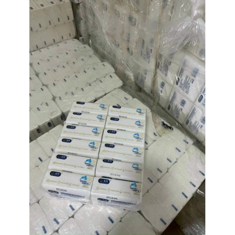 Giấy Ăn Soft 300 Tờ Siêu Dai Trắng Đẹp.