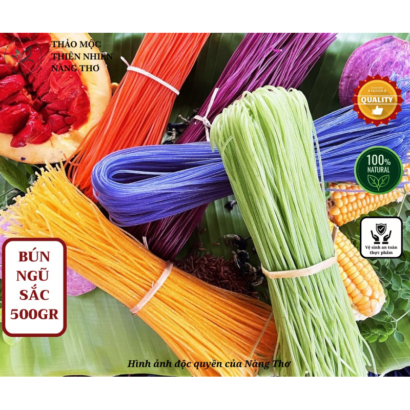 ✅ BÚN GẠO LỨC RAU CỦ NGŨ SẮC - 1KG - EAT CLEAN