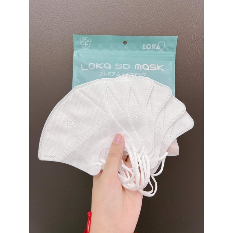 Thùng 200 chiếc Khẩu Trang 5D Mask LOKA hàng cao cấp sẵn màu hot