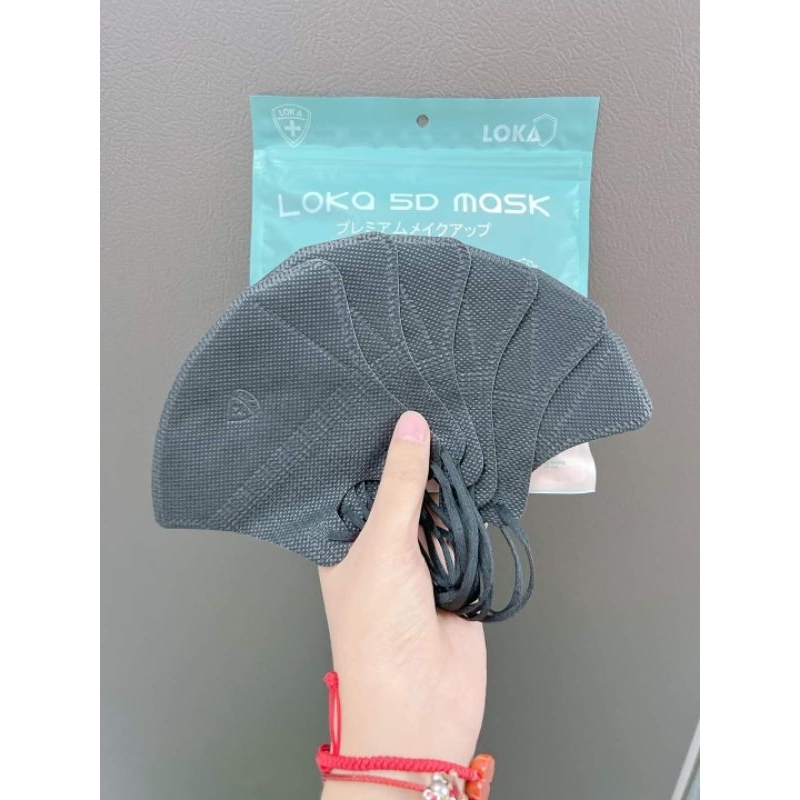 Thùng 200 chiếc Khẩu Trang 5D Mask LOKA hàng cao cấp sẵn màu hot