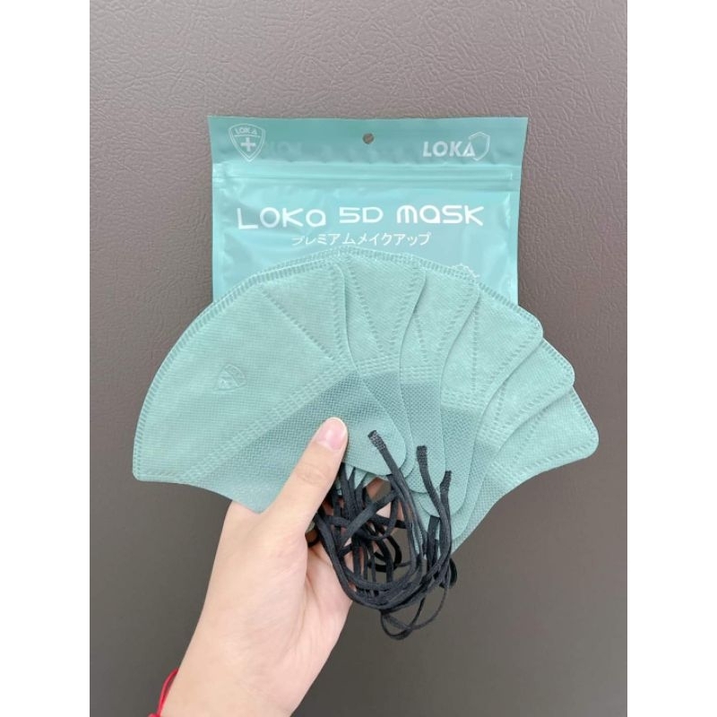 Thùng 200 chiếc Khẩu Trang 5D Mask LOKA hàng cao cấp sẵn màu hot