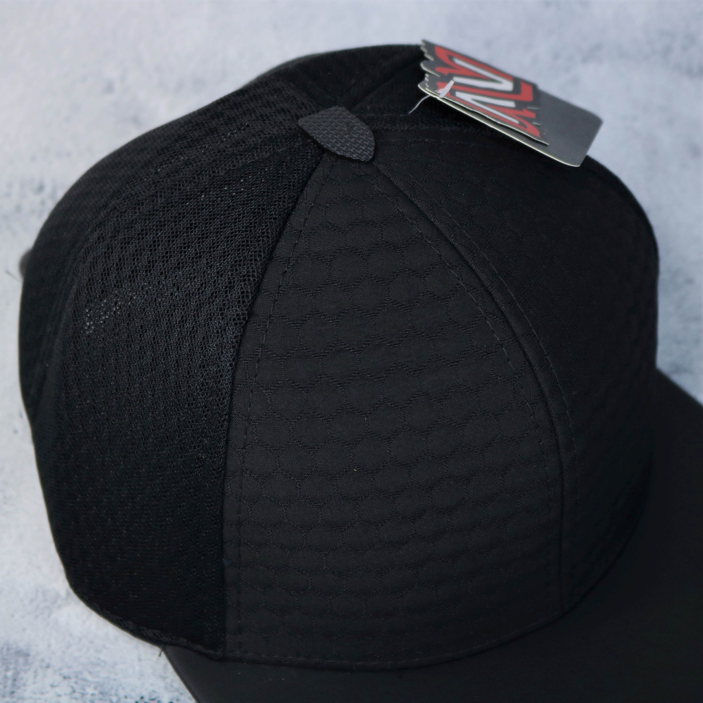 Mũ SNAPBACK hoạ tiết vân lưới phối da phong cách hip hop, Nón lưỡi trai nam nữ cá tính năng động