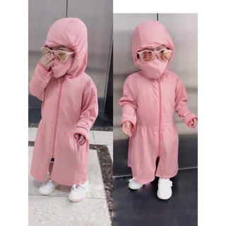 Áo chống nắng toàn thân cho bé yêu tặng kèm khẩu trang