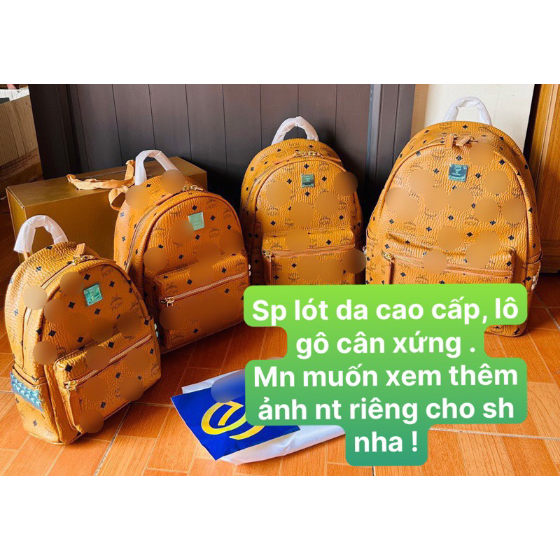 Balo lót da thời trang nam nữ size 40 | ba lô đi học đựng vừa A4 laptop