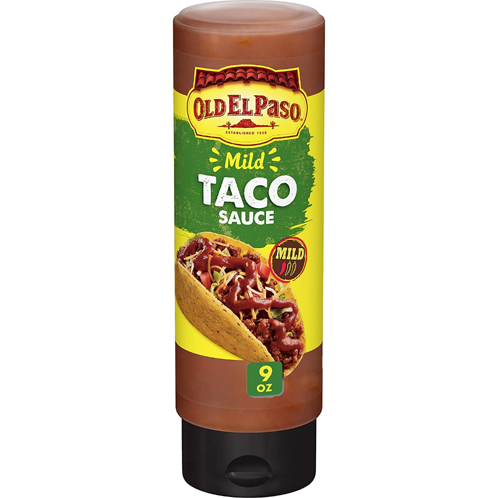 SỐT TACO Old El Paso, Taco Sauce, Squeeze Bottle, VỊ TRUYỀN THỐNG - RANCH - KEM CREAMY QUESO DIP, 255g (9 oz)