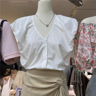 Áo lụa Hàn bo sau [HÌNH THẬT SHOP CHỤP]