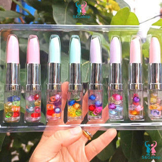 Bút gel nước mực xanh hình thỏi son phụ kiện văn phòng phẩm xinh SG