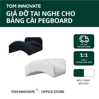 Phụ kiện pegboard - Giá đỡ, treo tai nghe cho bảng cài treo tường Pegboard - Tom Innovate