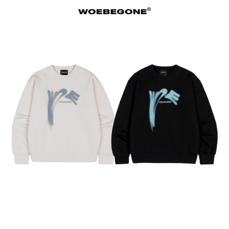 Áo sweater WOE "High Waves Sweater" 350gsm