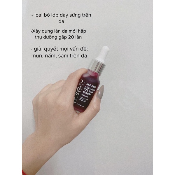 Măng tây baby - Serum Red Peel Da Viian BT-10%AHA & BHA 2%