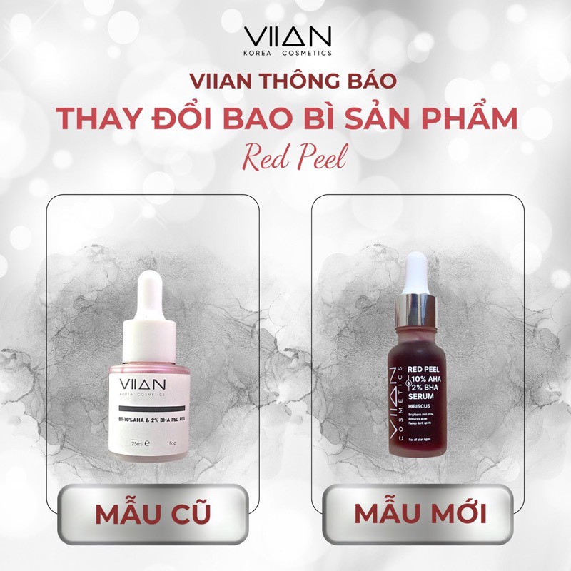 Măng tây baby - Serum Red Peel Da Viian BT-10%AHA & BHA 2%