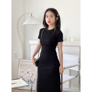 Đầm thun tôn dáng tay ngắn CONMEODEN - UMI DRESS