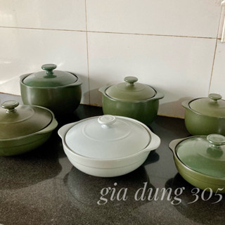 Nồi sứ dưỡng sinh Minh Long - Vesta + Luna 0,4L, 1L, 1,2L, 2L, 3L