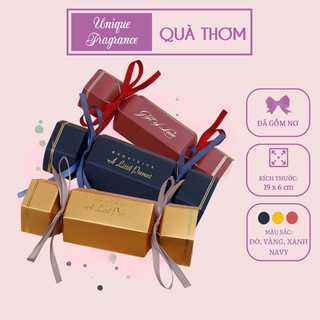 Hộp kẹo nơ - 50 hộp quà làm giỏ quà tết - hộp quà cưới - unique fragrance