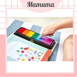 Hộp 7 màu vân tay cho bé tô vẽ tưởng tượng sáng tạo tranh chấm màu Vân tay diệu kỳ Finger Painting Lalala Baby trang trí 