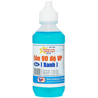 Cồn xanh 90 độ Vĩnh Phúc chai 60ml