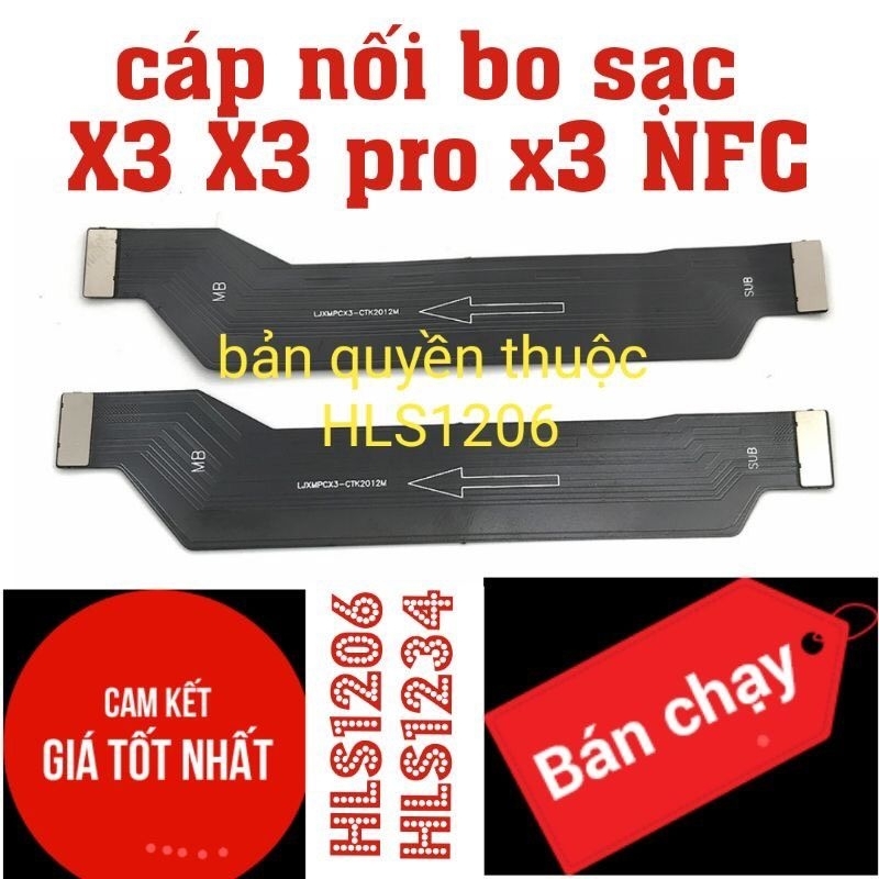 Cáp kết nối main poco X3 X3Pro X3NFC