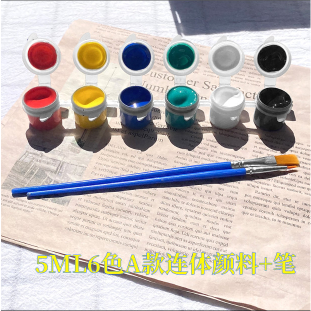 Bộ lắp ghép bằng bìa carton cho bé + tặng kèm màu tô arcrylic