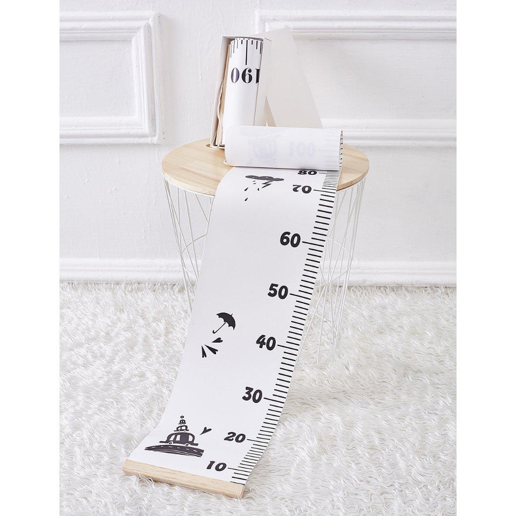 THƯỚC CUỘN ĐO CHIỀU CAO TREO TƯỜNG CHO BÉ, CÓ THỂ GẤP GỌN TIỆN DỤNG