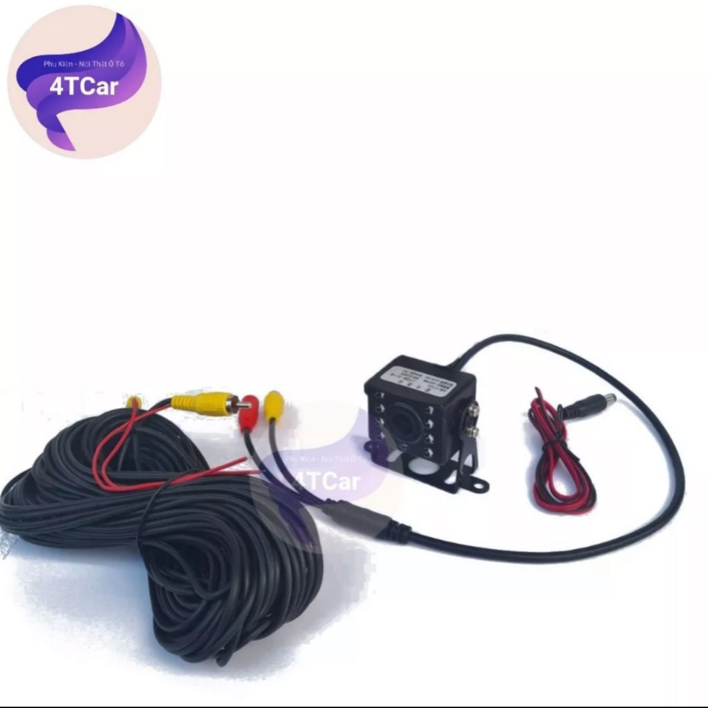 Camera lùi dành cho xe tải, xe khách  nguồn 12- 24V, 8Led, cảm biến ánh sáng , Hồng Ngoại - Chính Hãng