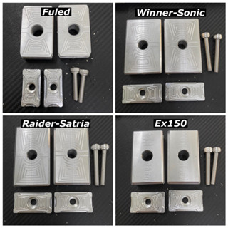 Pas tăng sên (cặp) nhôm CNC kèm ốc inox 304 gắn cho các dòng xe Wave Dream Fuled Sirius Ex Raider Satria Winner Sonic