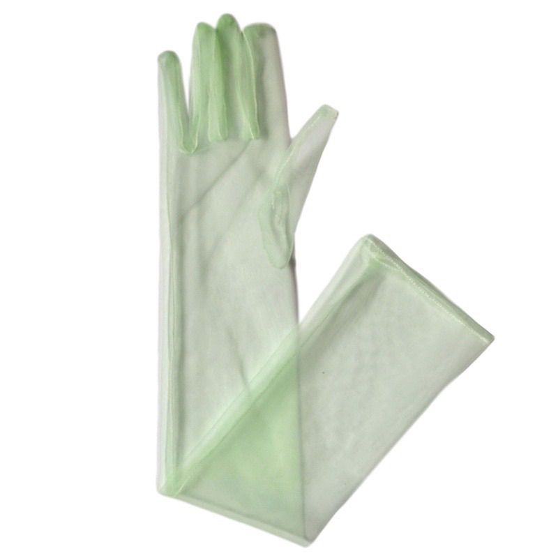 Phụ kiện thời trang bao tay voan lưới trong suốt siêu xinh