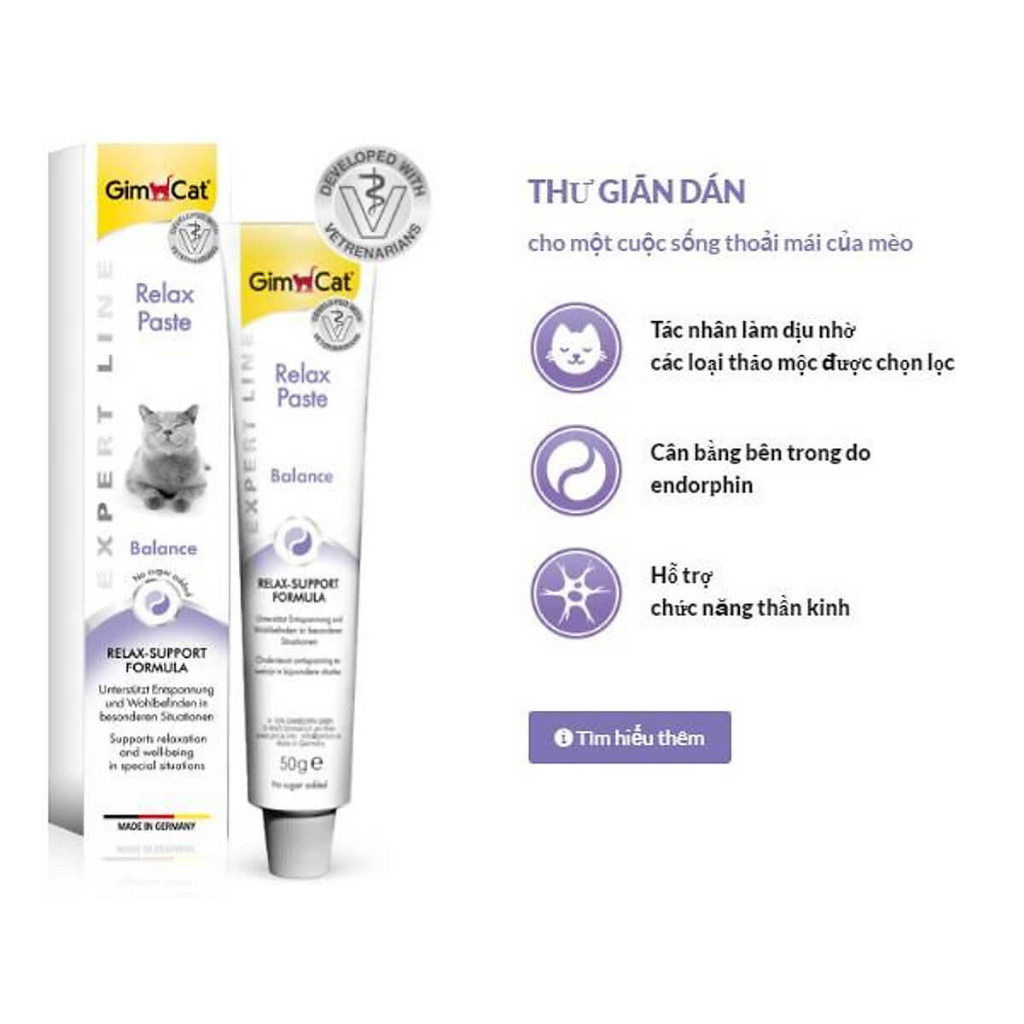 GimCat Gel 50gr - Gel Dinh Dưỡng Hàng Đầu Cho Mèo Đến Từ Đức