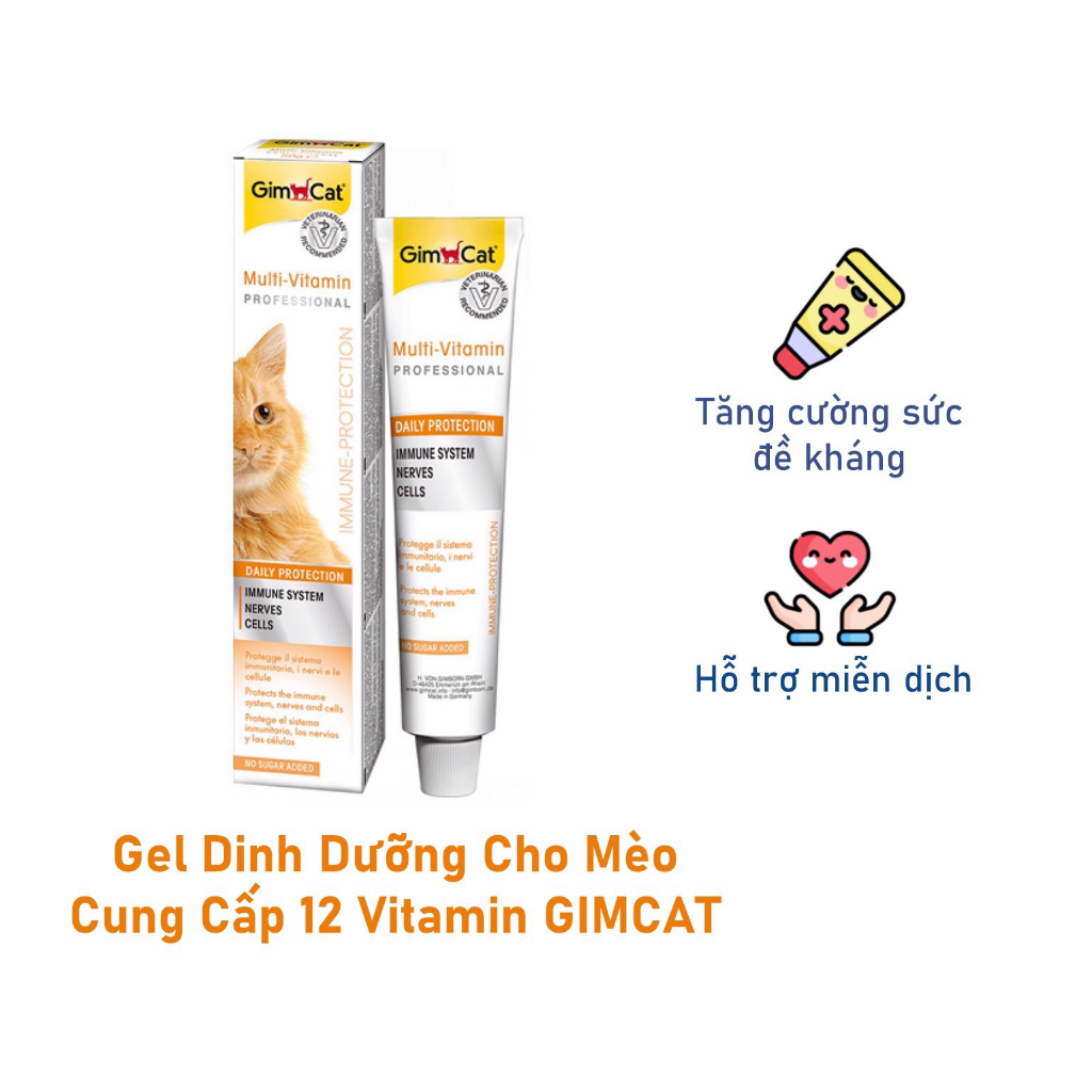 GimCat Gel 50gr - Gel Dinh Dưỡng Hàng Đầu Cho Mèo Đến Từ Đức