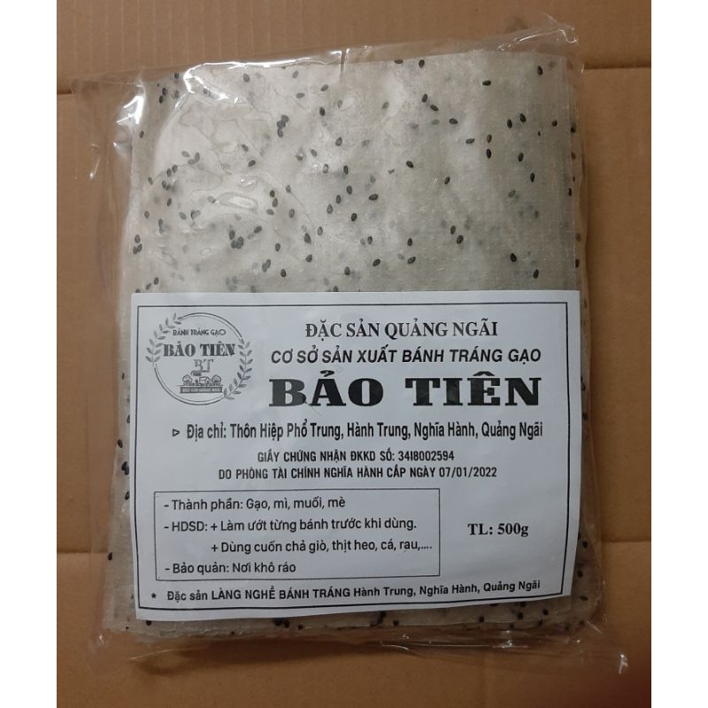 Bánh Tráng Gạo Nhúng Bảo Tiên