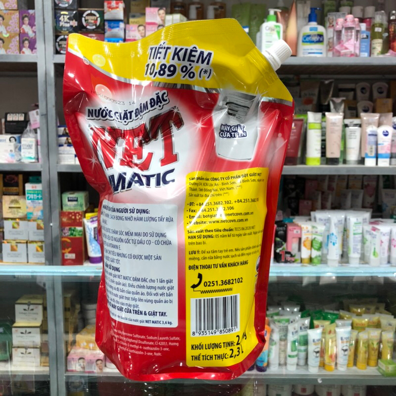 Túi nước giặt Net Matic