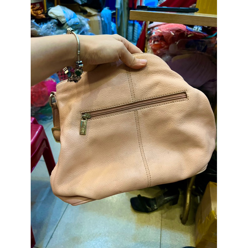 Pass túi pierre cardin Pháp, da bò thật