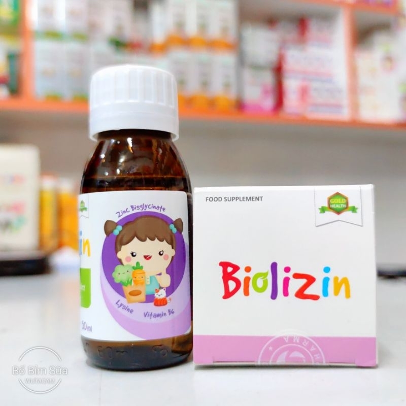 🆘 Kẽm Hữu Cơ Biolizin 50ml Giúp Bé Ăn Ngon + Tăng Đề Kháng