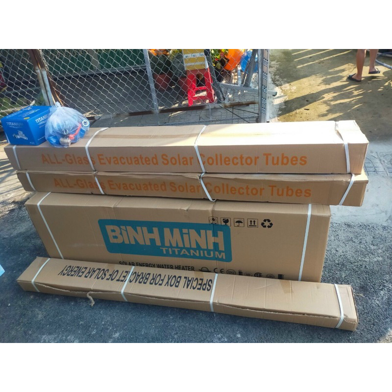 Máy nước nóng năng lượng Mặt Trời Bình Minh