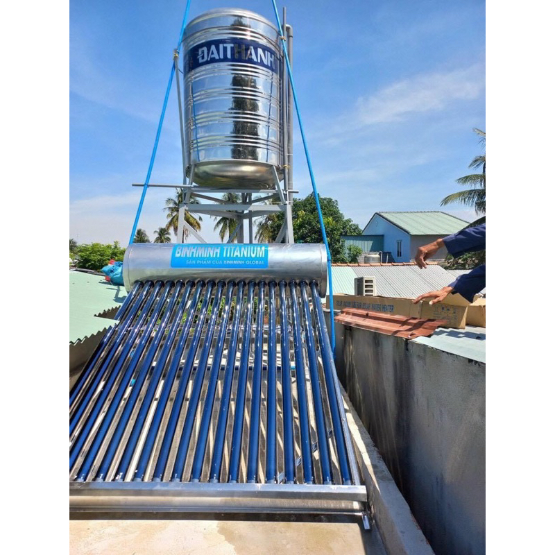 Máy nước nóng năng lượng Mặt Trời Bình Minh