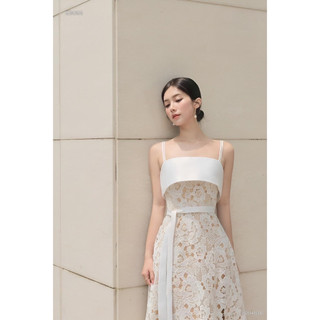 ĐẦM MIDI REN HAI DÂY