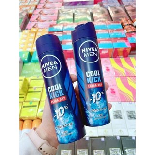 Xịt khử mùi nivea men cool kick 150ml