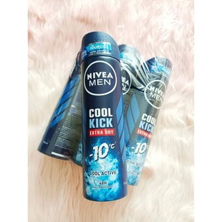 (Hàng Thái) Xịt khử mùi nivea men cool kick 150ml