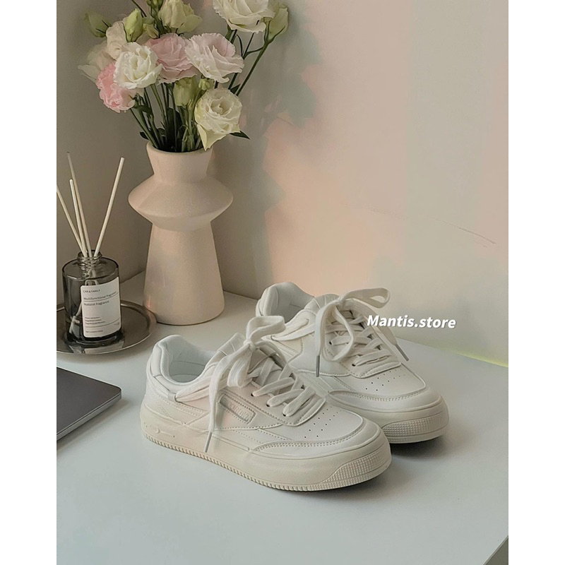 Giày sneaker full trắng- giày thể thao BBRW fullbox giấy gói