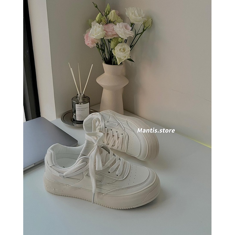 Giày sneaker full trắng- giày thể thao BBRW fullbox giấy gói